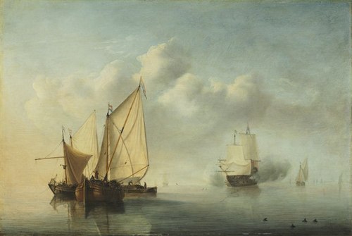 Still Water, 1653, Willem Van de Velde le Jeune