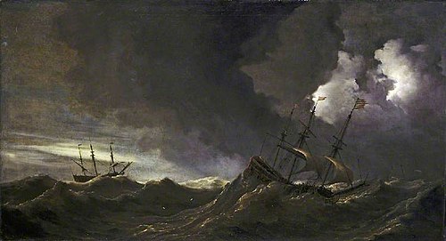 Storm at sea, , Willem van de Velde the Younge
