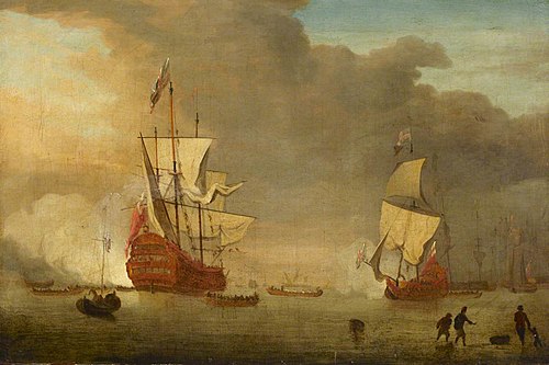 HMS Royal Sovereign and other vessels, , Willem van de Velde the Younge