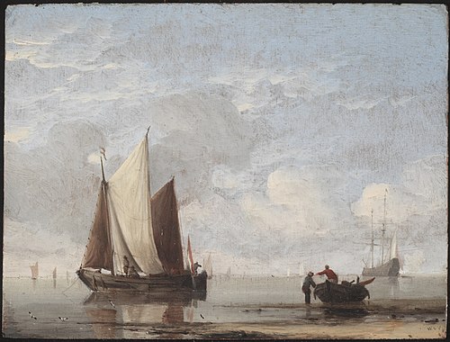 Calm Sea, 1660, Willem Van de Velde le Jeune
