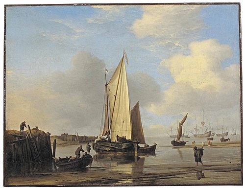 Calm Sea, 1661, Willem van de Velde the Younge