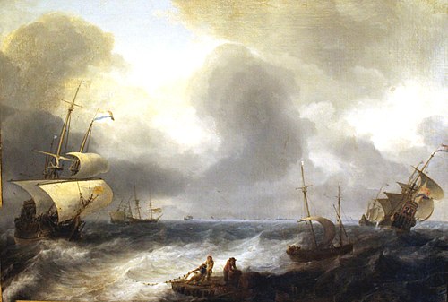 Dutch Ships, 1690, Willem Van de Velde le Jeune