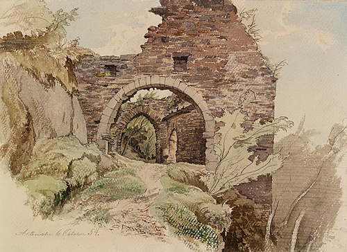 Linnanrauniot, portaaliholvi, 1854, Werner Holmberg