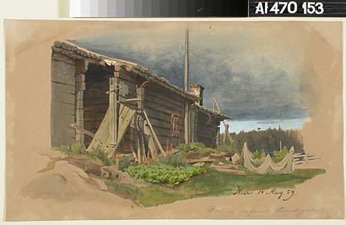 Talonpoikaistalo, 1859, Werner Holmberg