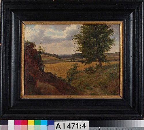 Tree in Field Landscape, Study, , Werner Holmberg