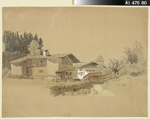 Saksalainen maalaistalo, 1856, Werner Holmberg