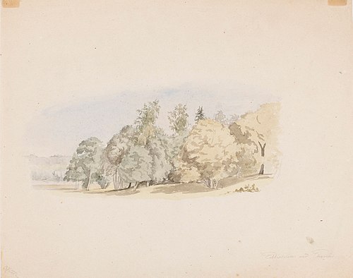 Summer Landscape from Estholmen, near Tammisaari, 1854, Werner Holmberg