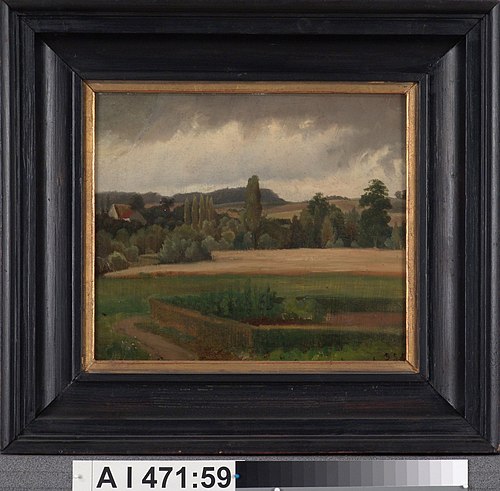 Landscape from Grafenberg ; Study, 1854, Werner Holmberg
