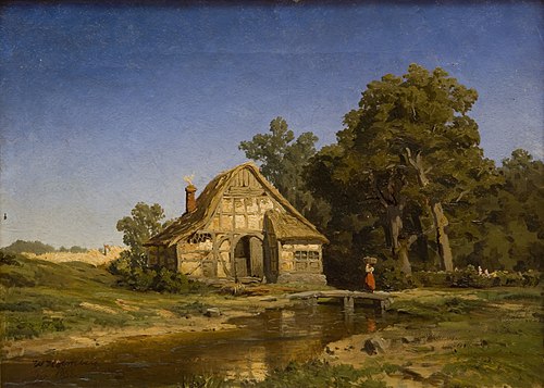 German Landscape, 1855, Werner Holmberg