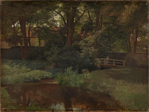 Landskapsstudie, 1850, Werner Holmberg