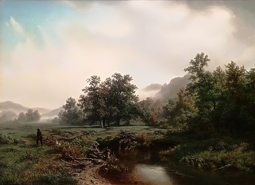 Autumn morning, 1856, Werner Holmberg