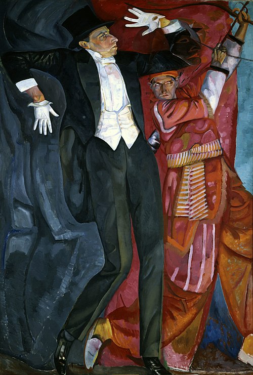 Portrait of Vsyevolod Meyerhold, 1916, Boris Grigoriev