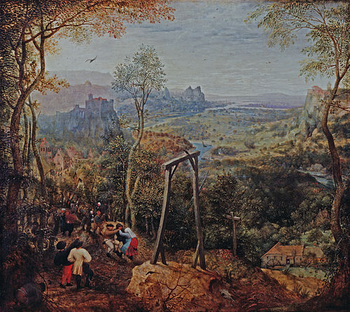 La Pie sur le Gibet, 1568, Pieter Brueghel l'Ancien