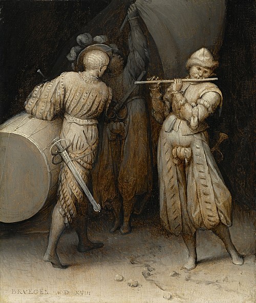 The Three Soldiers, 1568, Pieter Brueghel l'Ancien