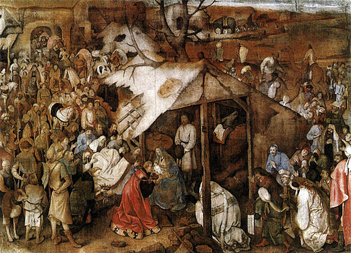 L'Adoration des mages, 1556, Pieter Brueghel l'Ancien