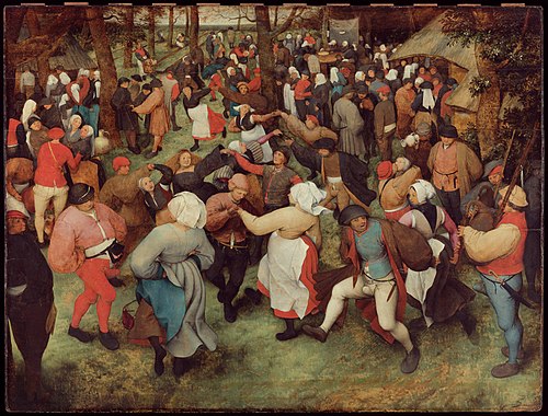La Danse de la mariée en plein air, 1566, Pieter Brueghel l'Ancien