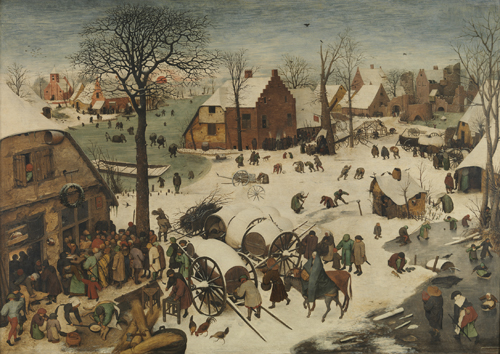 Le Dénombrement de Bethléem, 1566, Pieter Brueghel l'Ancien