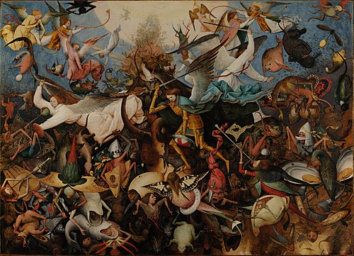 La Chute des anges rebelles, 1562, Pieter Brueghel l'Ancien