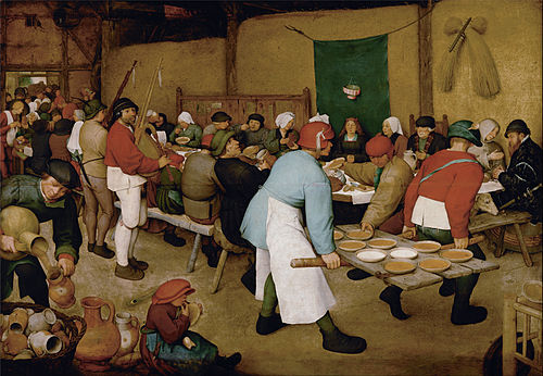 Le Repas de noce, 1568, Pieter Brueghel l'Ancien