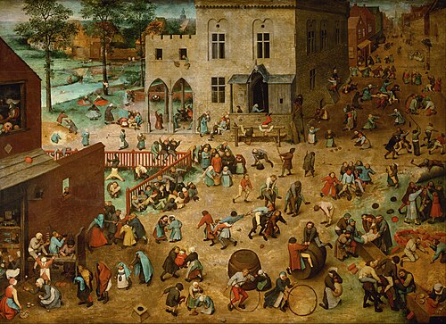 Les Jeux d’enfants, 1560, Pieter Brueghel l'Ancien
