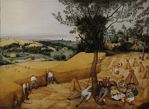 Les Moissonneurs, 1565, Pieter Brueghel l'Ancien