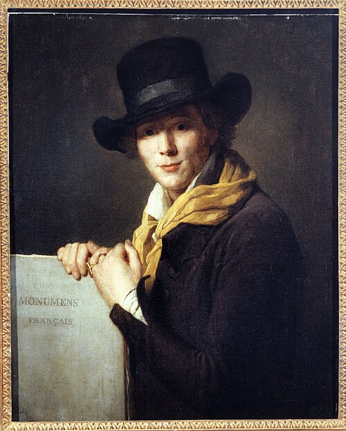 Portrait d'Alexandre Lenoir (1762-1839), fondateur du musée des monuments français, 1796, Marie-Geneviève Bouliard