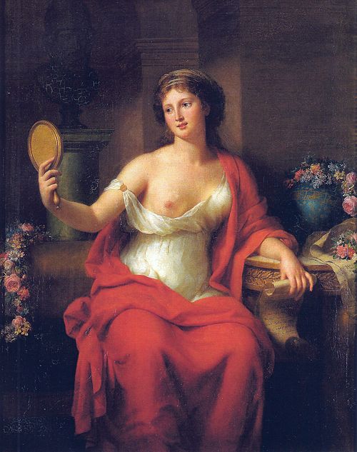 autoportrait en Aspasie, 1794, Marie-Geneviève Bouliard