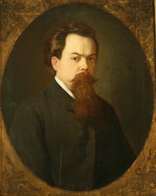 Autoportrait, 1883, Nikolai Mikhailovich Plyusnin