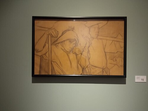 La ofrenda (boceto), , Saturnino Herrán