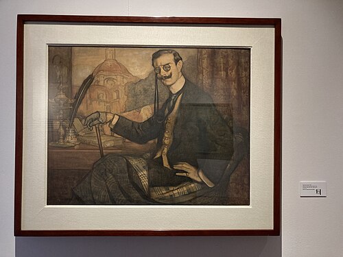 Retrato de Don Artemio del Valle Arizpe, 1916, Saturnino Herrán