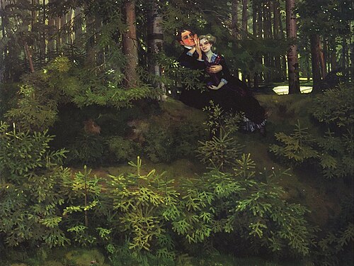 In the Forest, 1914, Constantin Somov