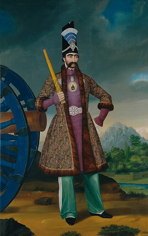 The Shah of Persia Nāser ad-Dīn Shāh, 1865, Hakob Mkrtum Hovnatanyan