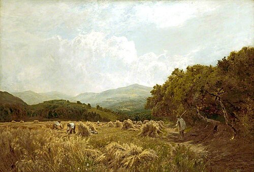 Welsh Harvest Field, 1892, John Clayton Adams
