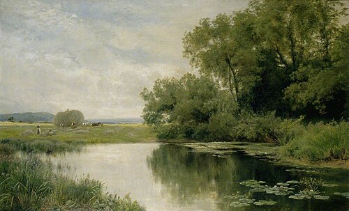 The Meadow Pool, 1899, John Clayton Adams