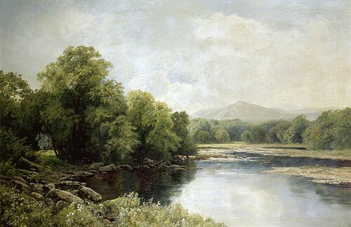 On the Llugwy, 1899, John Clayton Adams