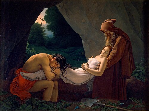 Atala portée au tombeau, 1811, Anne-Louis Girodet