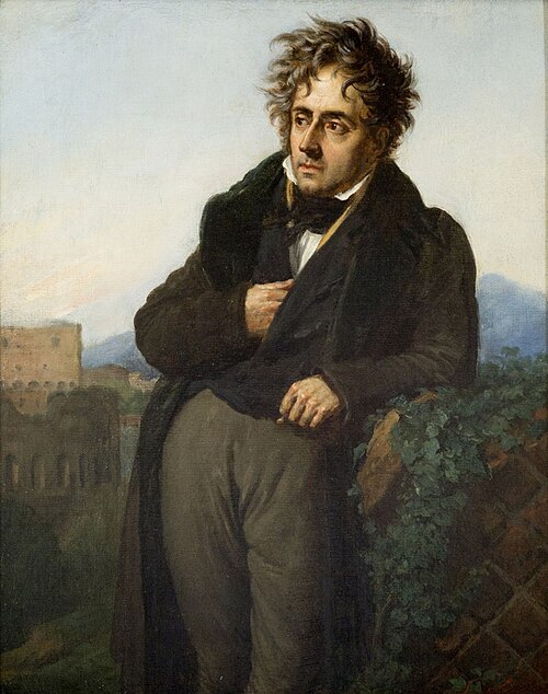 Portrait de François-René de Chateaubriand, 1809, Anne-Louis Girodet