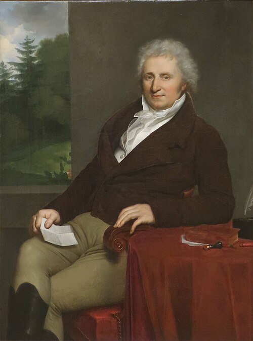 Portrait of Philippe-François-Didier Usquin (1757-1843), 1809, Anne-Louis Girodet