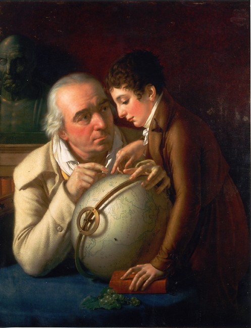 La Leçon de géographie, 1803, Anne-Louis Girodet