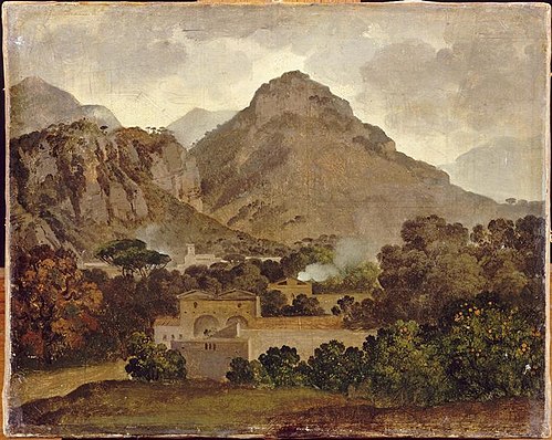 Paysage d'Italie, 1793, Anne-Louis Girodet