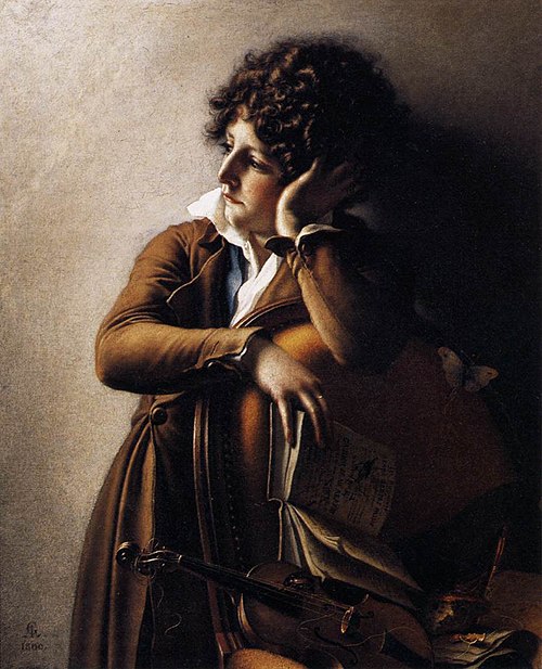 Portrait de Benoît Agnès Trioson (1790 – 1804), surnommé « Ruhehaus », 1800, Anne-Louis Girodet
