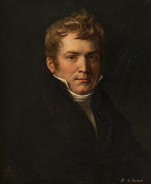 Portrait de Prosper de Barante, 1814, Anne-Louis Girodet