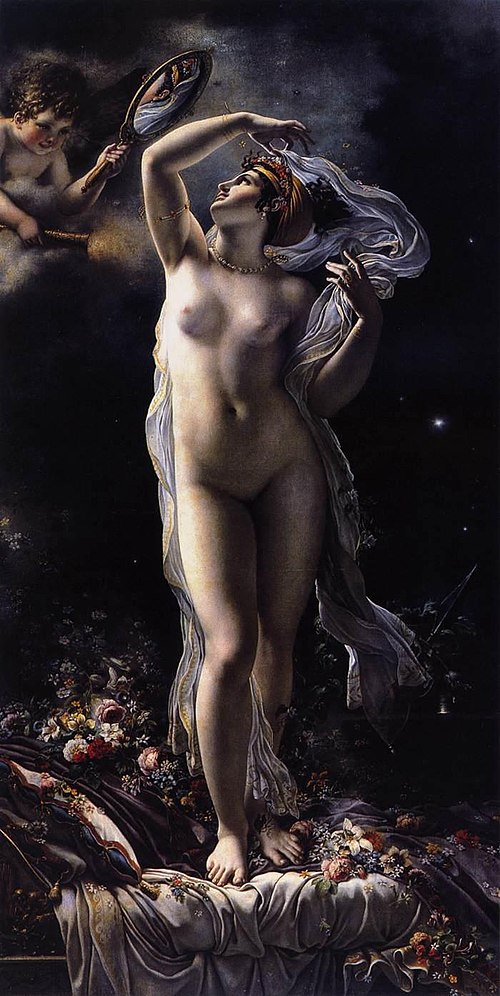 Mademoiselle Lange en Vénus, 1798, Anne-Louis Girodet