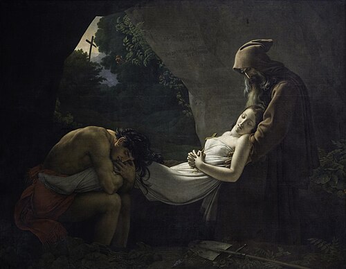 The Entombment of Atala, 1808, Anne-Louis Girodet de Roussy-T