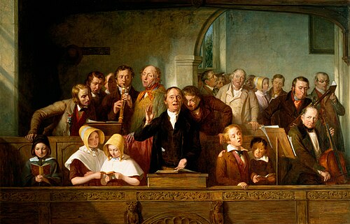 Village Choir, 1847, Thomas Webster