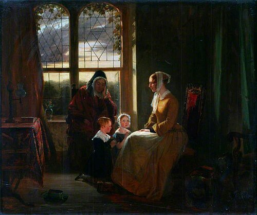Children at Prayer, 1835, Thomas Webster