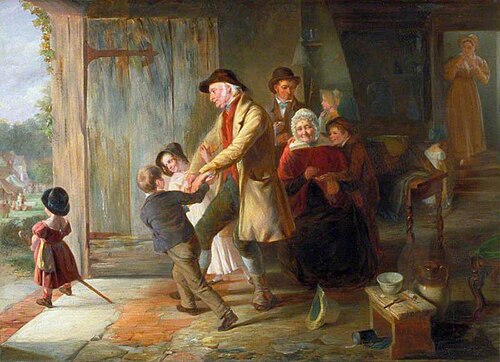 Going to the Fair, 1837, Thomas Webster