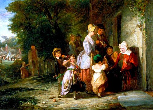 Returning from the Fair, 1837, Thomas Webster