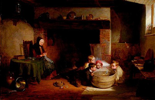 Contrary Winds, 1843, Thomas Webster