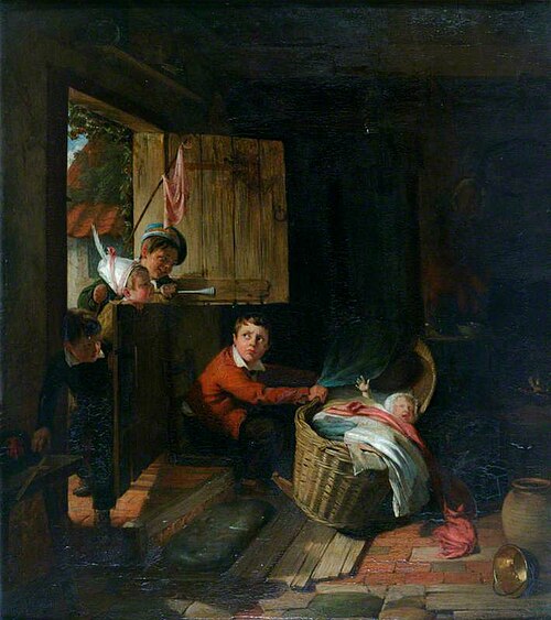 Beating for Recruits, , Thomas Webster